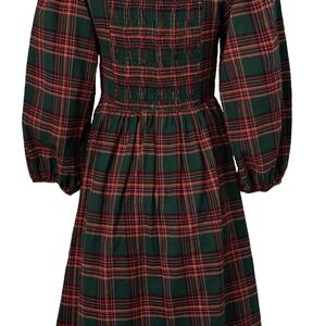 Plaid Long Sleeve Dress
